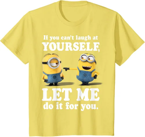 Vista 50 de Camiseta gráfica de Minions de Mi villano favorito: Ríete de ti mismo Negro