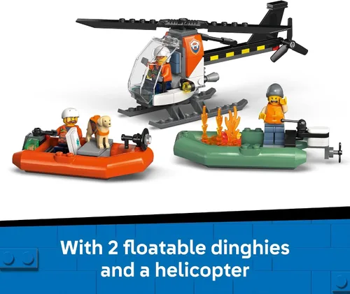 Vista 4 de LEGO City Coast Guard Rescue Boat & Helicopter 60504