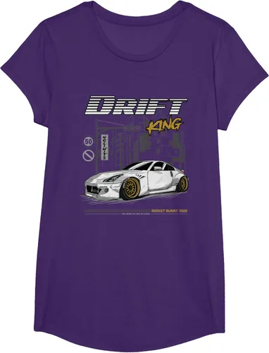 Vista 13 de Z34 370 Fairlady Z - Camiseta gráfica de cuerpo ancho, Negro, S