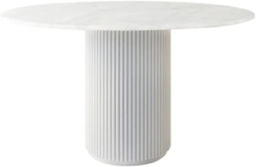 Vista 9 de Mesa de comedor redonda de madera maciza negra, mesa circular de 27.5 pulgadas de ancho para comedor, cocina, ocio, mesa de centro