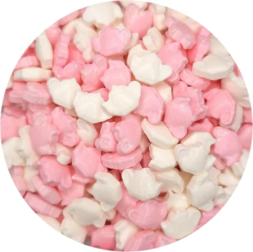 Vista 22 de NCS Gránulos comestibles en forma de pelota de fútbol – Decoración para cupcakes y galletas en blanco y negro, 7 onzas