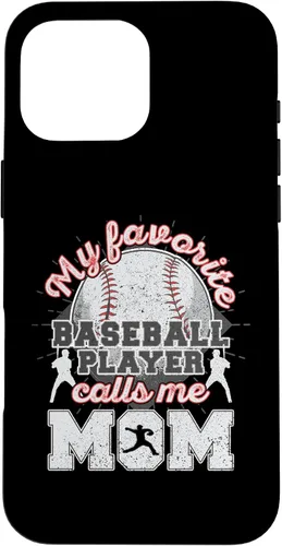 Vista 19 de Baseball Mom My Favorite Baseball Player Calls Me Mom Case for iPhone 17
