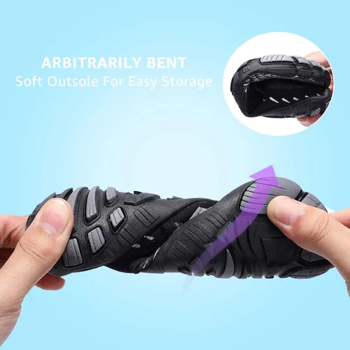 Vista 6 de HIITAVE Zapatos de agua para niños y niñas, de secado rápido, para deportes acuáticos, zapatos deportivos ligeros (niños pequeñosniños grandes)