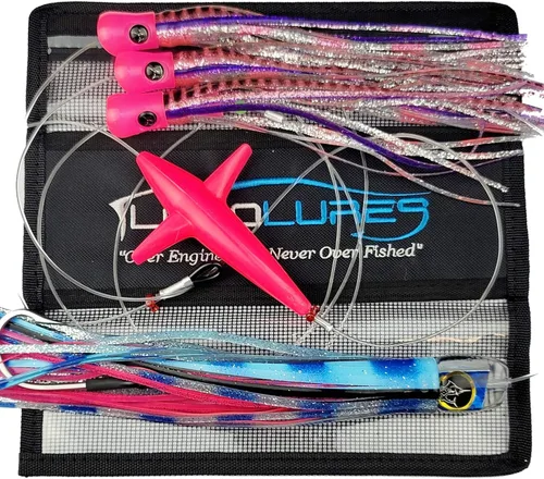 Vista 10 de Lobo Lures #200 Pelagic Magic Skipjack Hybrid Daisy Chain Marlin & Atún Trolling Señuelo Uretano Hecho en Estados Unidos