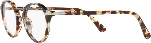 Vista 3 de Persol PO3185V - Marcos redondos para gafas graduadas, Negro (blackDemo Lens)