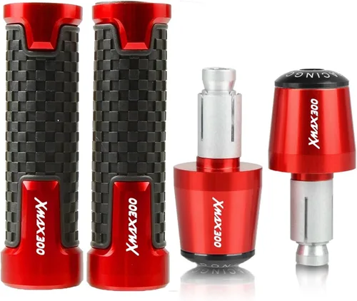 Vista 13 de Motorcycle for Y&AMAHA XMAX300 All Years Xmax 300 2017 2018 2019 2020 2021 Motorcycle 7/8'' 22mm Hand Handle Grips Handlebar Grip Ends Plug