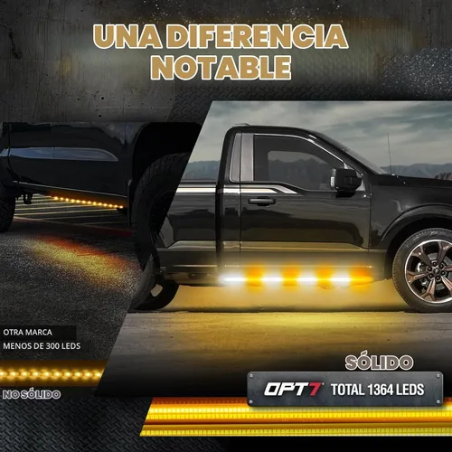 Vista 6 de OPT7 Sidekick - Luces estroboscópicas de aluminio para estribos (2 unidades)