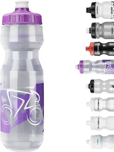 Vista 18 de ROCKBROS Botella de agua para bicicleta de 20oz-25oz Squeeze Ciclismo