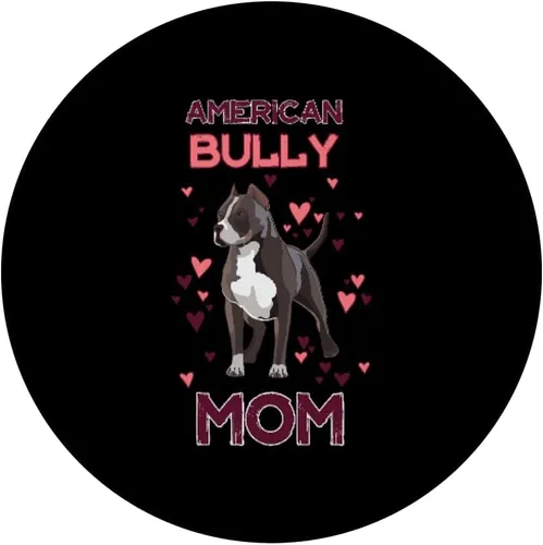 Vista 3 de American Bully Mom American Bully Amante para Propietario PopSockets Swappable PopGrip