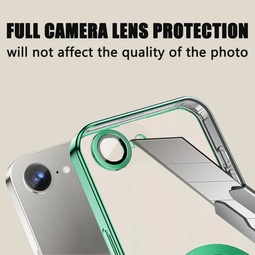 Vista 35 de Misscase Funda magnética con purpurina para iPhone 11 compatible con MagSafe, protección completa, delgada, a prueba de golpes, antiarañazos