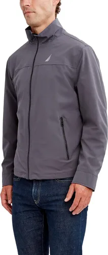 Vista 2 de Nautica Chaqueta de golf ligera y elástica para hombre, con cierre completo