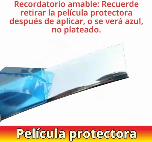 Vista 3 de Ancho: 1-9/16 pulgada (40mm) Tira de Moldura Autoadhesiva para Auto/Camión/RV Moldura de Exterior e Interior Antiarañazos Universal para Cromado