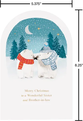 Vista 4 de Tarjeta de Navidad de American Greetings para Cuñada y Cuñado (Cuánto Significas)
