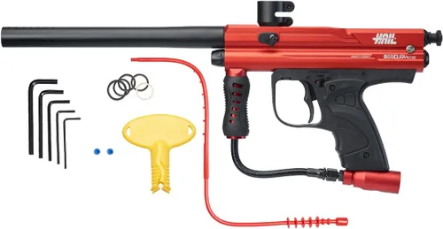 Vista 11 de Mercury Rise Marcador de Pistola de Paintball Semiautomático Hail Calibre .68 Granizo Negro