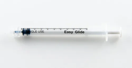 Vista 3 de Easy Glide Jeringa estéril Luer Lock Tip de 0.0 fl oz y 1cc, sin aguja, paquete de 100