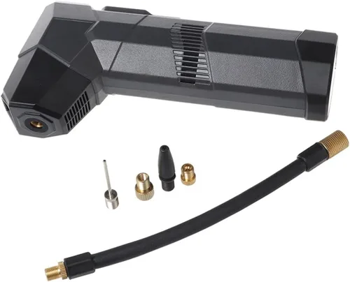 Vista 8 de Compresor de aire portátil inflador de neumáticos, compresor de aire CC 5 V, bomba de neumáticos con luz LED, bomba de aire digital para neumáticos
