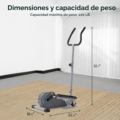 Vista 7 de JLL Mini Smart Megnetic Elliptical Machine with SunnyFit App for Home