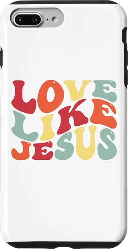 Vista 12 de Funda bíblica cristiana para iPhone 12 Pro Max Love Like Jesus