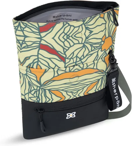 Vista 8 de Sherpani Pica, bolso cruzado pequeño, de nailon, bolso cruzado ligero, bolso cruzado para mujer, Fiori