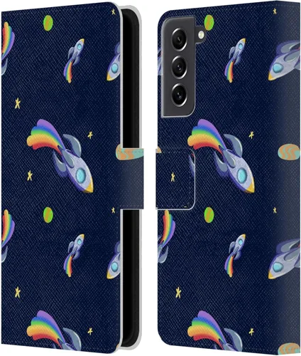 Vista 114 de Head Case Designs Officially Licensed Carla Morrow Colorful Space Dice Patterns Leather Wallet Case Compatible with Samsung Galaxy A07 4G