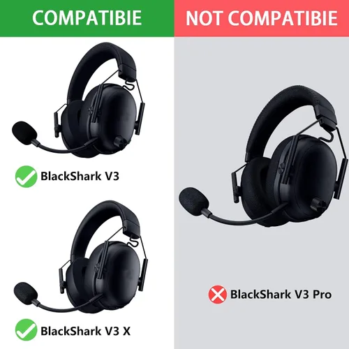 Vista 2 de Defean Almohadillas de gel refrescante para Razer BlackShark V3 / V3X