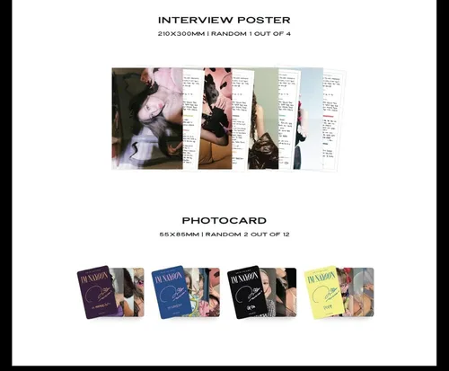 Vista 5 de Dreamus NAYEON TWICE - IM NAYEON 1st Mini álbum+Beneficio de preventa+Póster plegado+Juego de tarjetas fotográficas adicionales (YEON ver.), 8.268 x