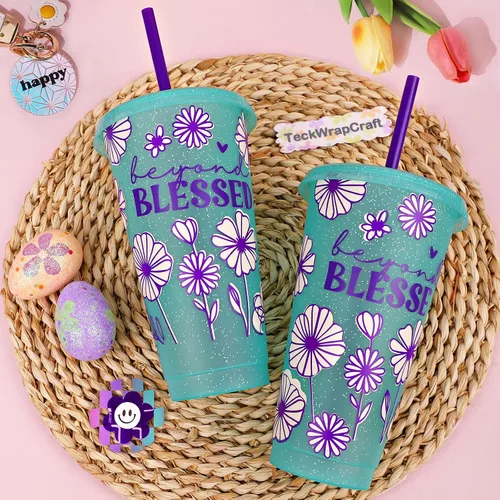 Vista 6 de TECKWRAP Rollo de vinilo adhesivo mate de 1 x 5 pies, color morado océano mate