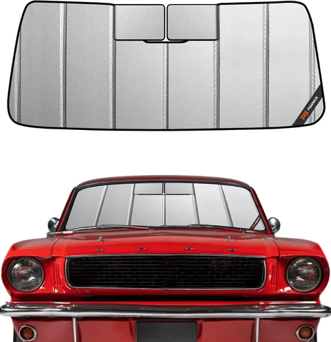 Vista 25 de Pigenius Parasol de parabrisas para Ford Mustang Coupe 2005-2009 - Salvaguarda