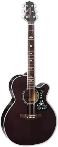 Vista 3 de Takamine GN75CE TBK NEX Cutaway Guitarra Acústica-Eléctrica, Negro Transparente