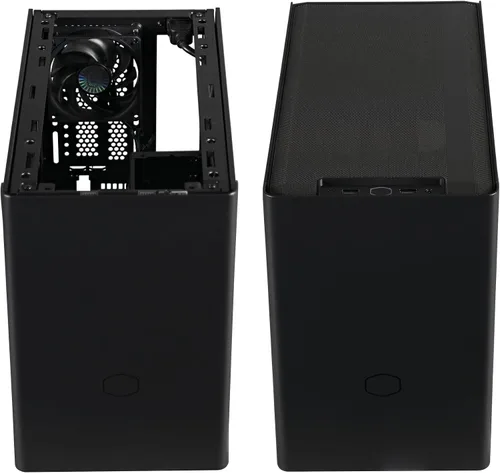 Vista 12 de Cooler Master Carcasa NR200 Mini-ITX para PC, montaje horizontal para GPU, diseñado listo para Nvidia RTX 5070 Ti AMD RX 9070 XT, SFX PSU - Listo