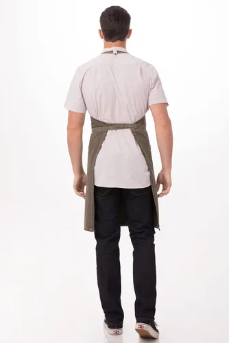 Vista 3 de Chef Works Delantal unisex Dorset con peto