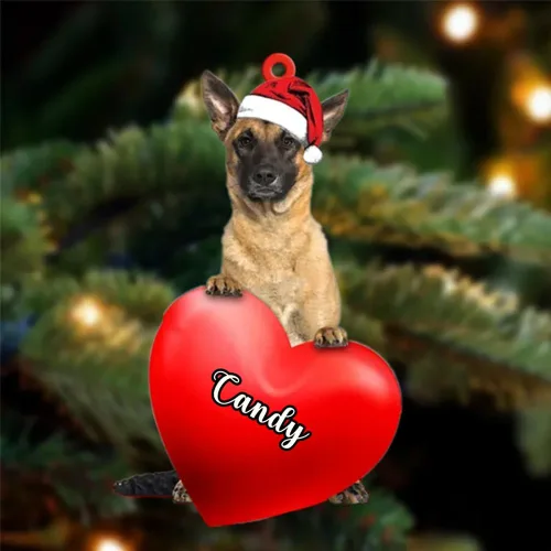Vista 56 de Adornos de Navidad personalizados para perros, nombre personalizado, adorno de Malamute de Alaska, adornos acrílicos, regalos de Navidad, amantes