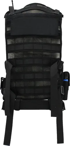 Vista 2 de First Class Chalecos tácticos con identificación de seguridad, chaleco táctico al aire libre, transpirable de entrenamiento AirSoft subcompacto