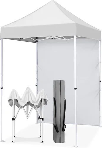 Vista 54 de EAGLE PEAK - Toldo desplegable de 5 x 5, toldo instantáneo para exteriores, fácil de instalar, refugio plegable de pierna recta (beige)