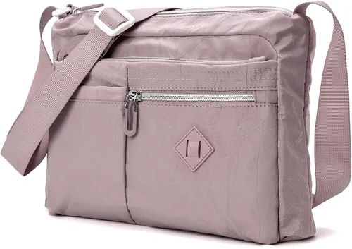 Vista 2 de ETidy Bolso cruzado para mujer, impermeable, ligero, casual, de hombro, bolso de libros