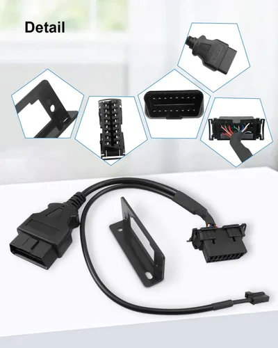 Vista 3 de Cable de diagnóstico OBD2 HD para puerta de seguridad, derivación OBD2, cable para Dodge Cummins RAM 2018 2019 2020
