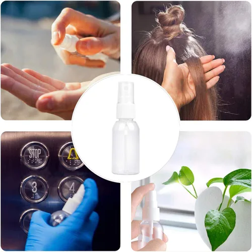 Vista 4 de TRENDBOX Botella de spray de niebla fina de plástico transparente vacía, Claro