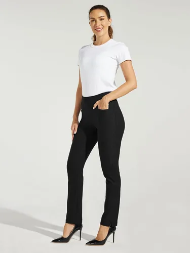 Vista 6 de Willit Pantalones de golf para mujer elásticos casuales de meter de secado rápido con control de abdomen