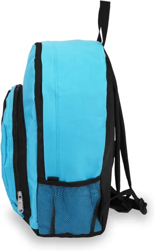 Vista 3 de Everest Equipaje Mochila con frontal y bolsillos laterales, Turquoise), BP2072-TURQBK