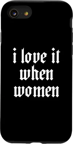Vista 18 de iPhone 16 Lesbianas Divertido BI Mínimo para Lesbianas Orgullo Gay Me encanta cuando el caso