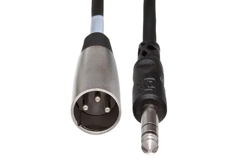 Vista 2 de Hosa PXM-103 Cable de interconexión desequilibrado - 1/4 pulgadas TS macho a XLR macho - 3 pies