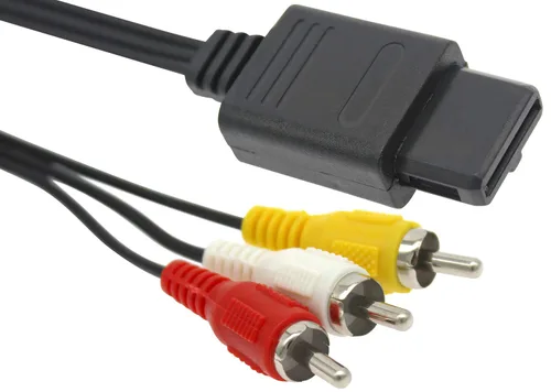 Vista 3 de OSTENT AV Audio Video AV Composite TV Cable Cord for Nintendo 64 N64 GameCube NGC Super Nintendo SNES SFC