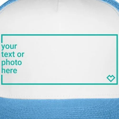 Vista 2 de Spreadshirt Gorra de camionero personalizada Añade tu propio texto o imagen Gorra de camionero personalizada