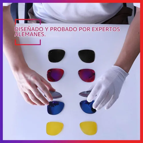 Vista 3 de 5 Pairs of Polarized Lenses Replacement Compatible with Oakley Holbrook OO9102/Holbrook XL OO9417 Sunglasses Juego de 5 unidades de negro sigiloso +