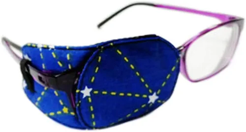 Vista 7 de FANCY PUMPKIN Cartoon Eye Patch Soft Single Glasses Cover tratamiento ambliopía para niños Multicolor-01