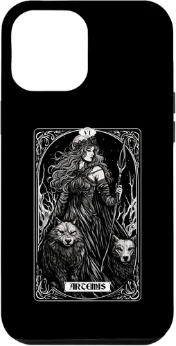 Vista 6 de iPhone 14 Artemis Tarot Card Caza Dios griego Diosa Caso