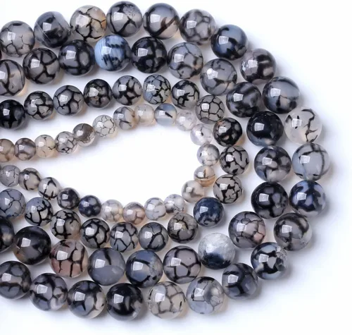 Vista 104 de 60 cuentas sueltas de piedra natural de turquesa africana de 0.236 pulgadas (6 mm) para hacer joyas, pulseras de bricolaje