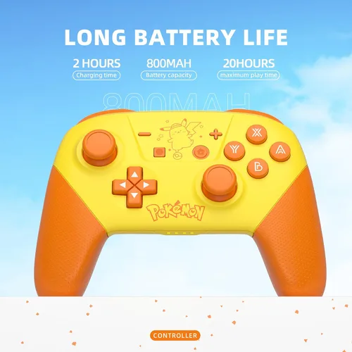 Vista 4 de FZPYZO Switch Controllers,Switch Pro Controller Compatible for SwitchSwitch LiteOLED,Gamepad Pro Controllers Wireless Remote Replacement Support