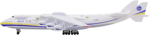 Vista 2 de TANG DYNASTY 1:400 Antonov An-225 Mriya Modelo de avión de transporte grande, avión fundido a presión, para coleccionar y regalo, decoración