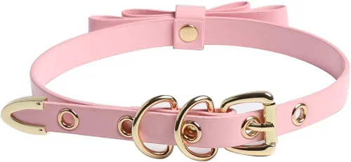 Vista 3 de Gargantilla con cierre de corazón, collar hecho a mano, joyería gótica para mujeres y niñas